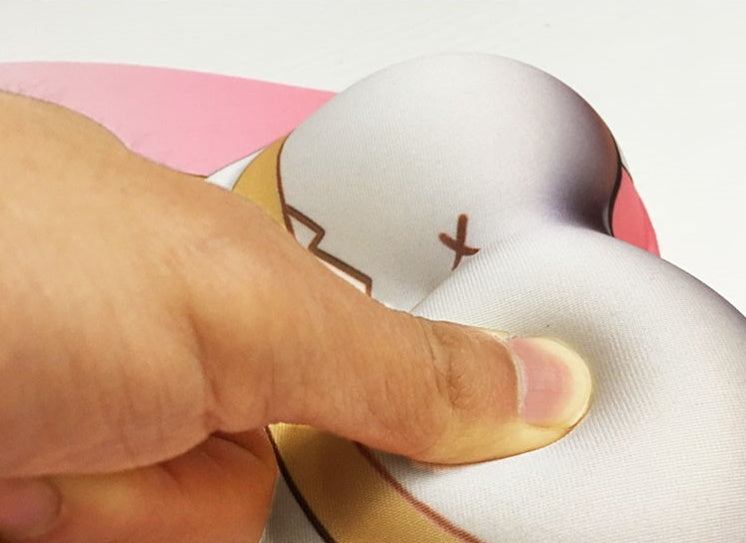 Keji dog mouse pad dog wrist rest pad cartoon pattern PP silicone wristband