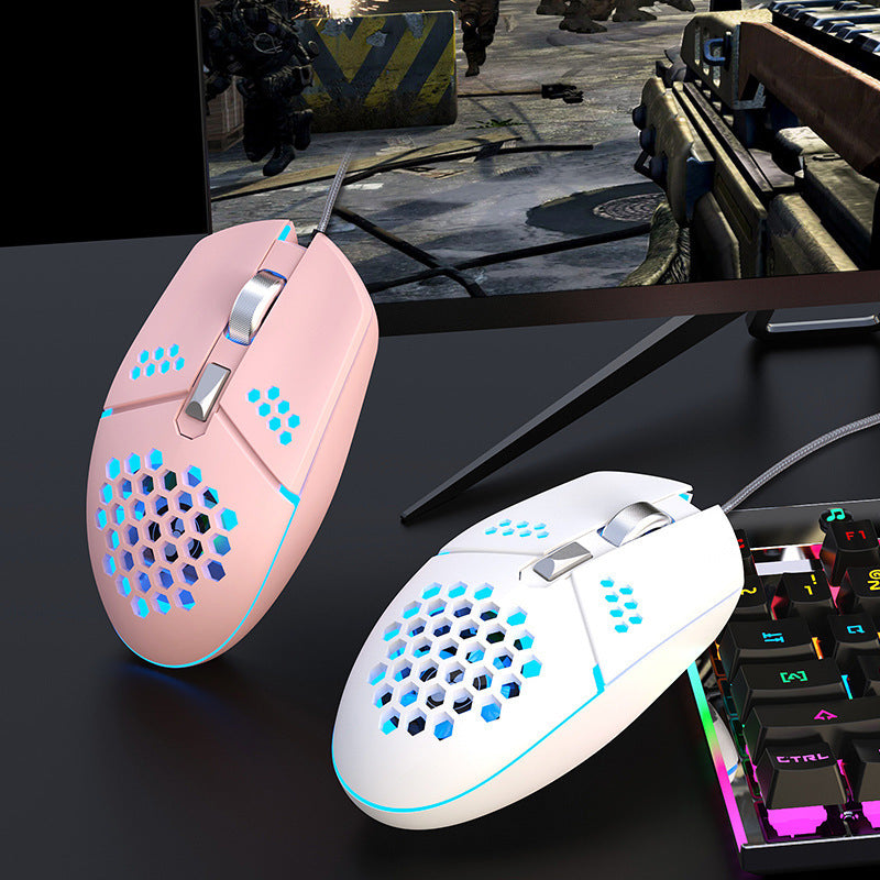 Cooling Hole Mechanical Game Mouse