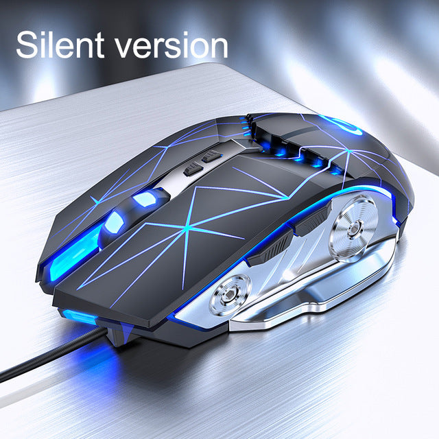 Gaming Mouse Wired Silent Mechanical