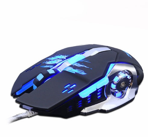 Silent mute computer wired gaming mouse