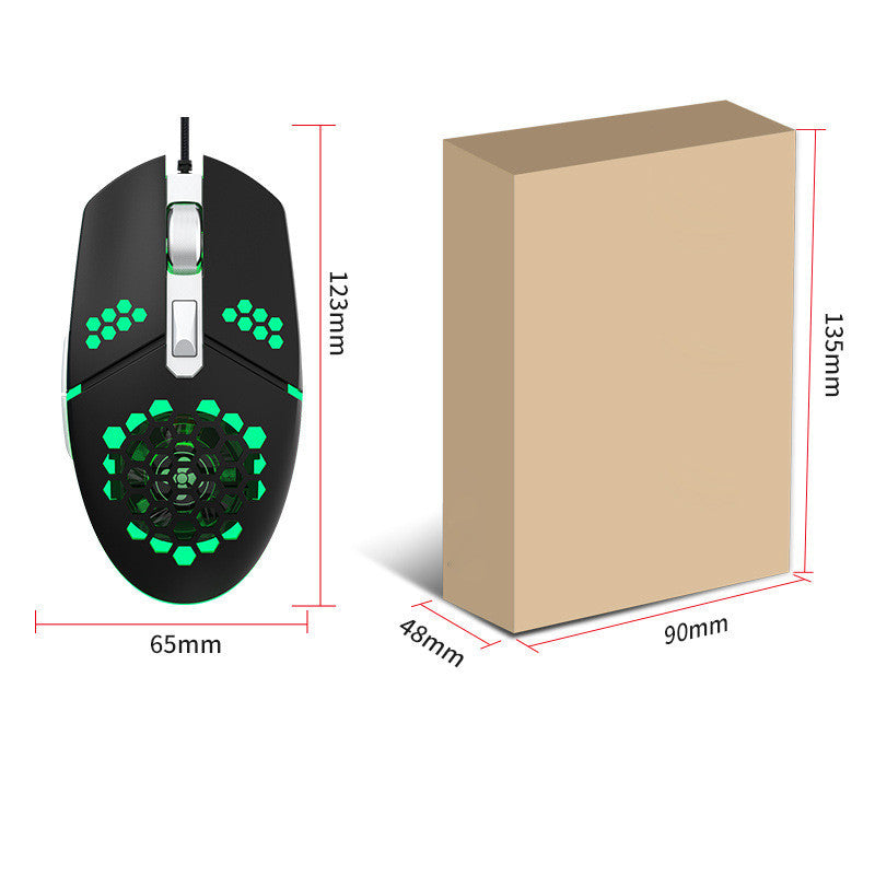 Cooling Hole Mechanical Game Mouse