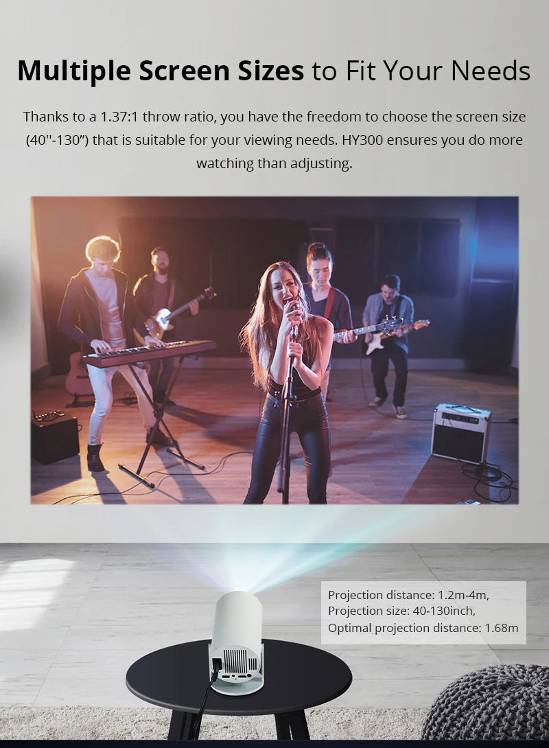 Hy300 Smart AnzhuoHD Projection Screen