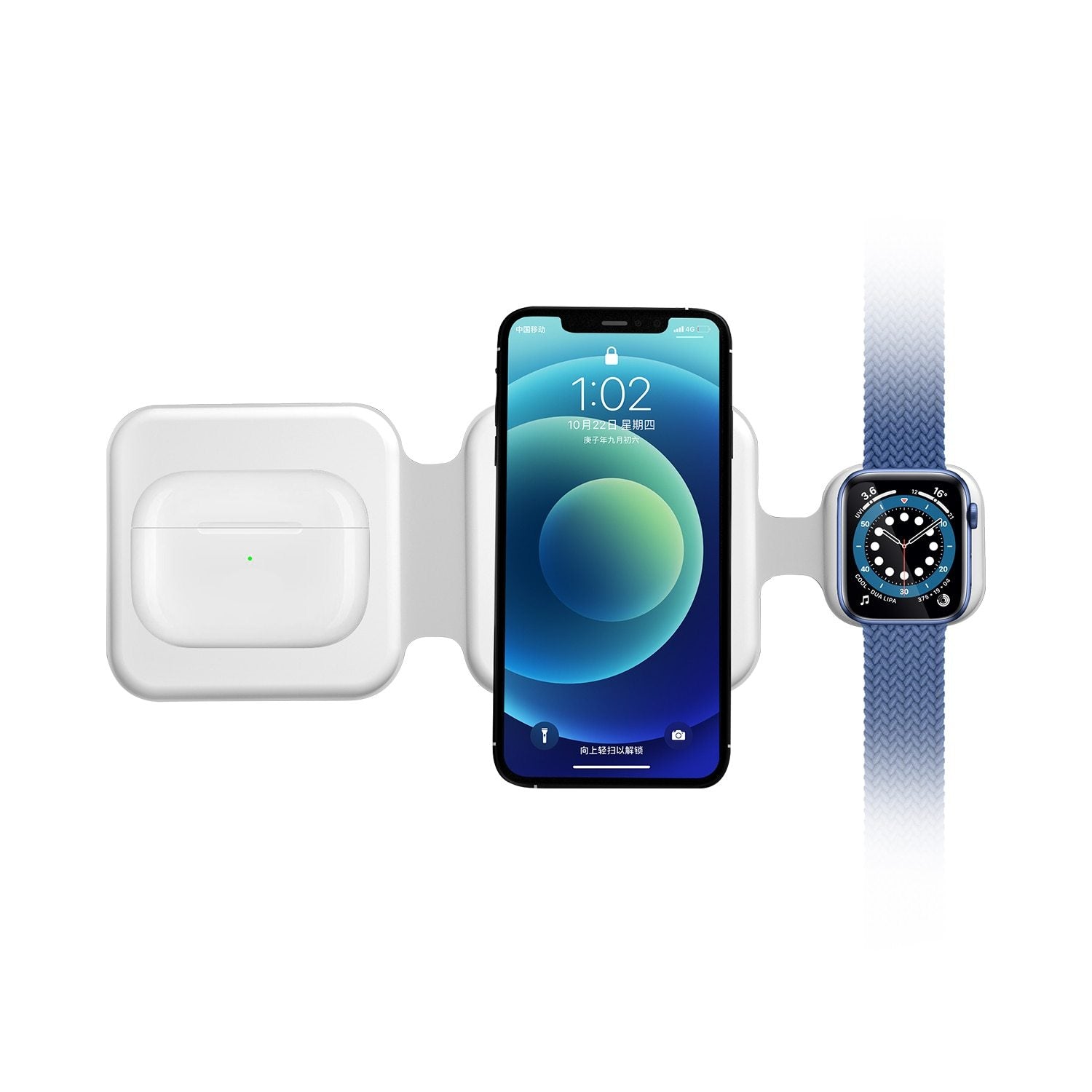 3 In 1 Magnetic Foldable Wireless Charging Station Multi-device