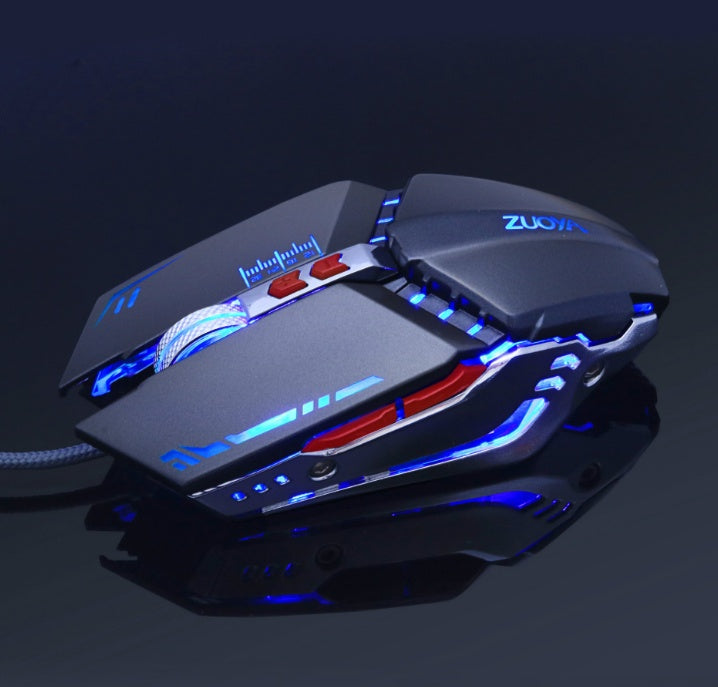 Silent mute computer wired gaming mouse