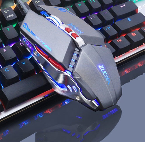 Silent mute computer wired gaming mouse