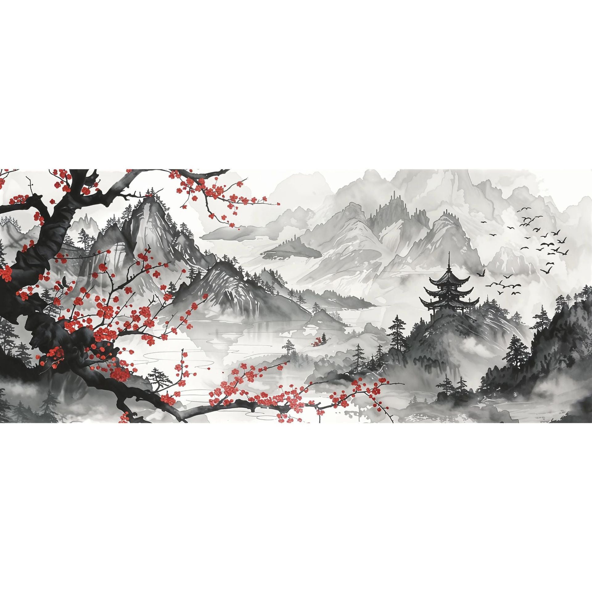 Creative All-match National Style Overlocked Mouse Pad