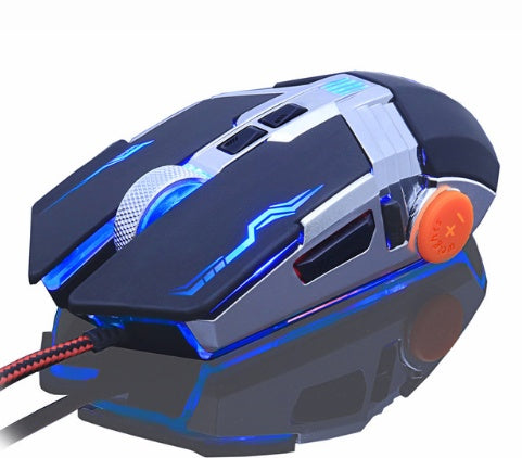 Silent mute computer wired gaming mouse
