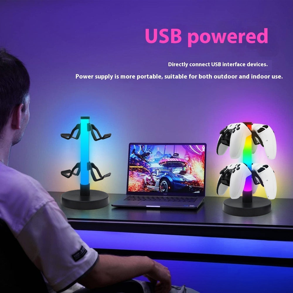 Rgb Gamepad E-sports Rhythm Atmosphere Headphone Bracket