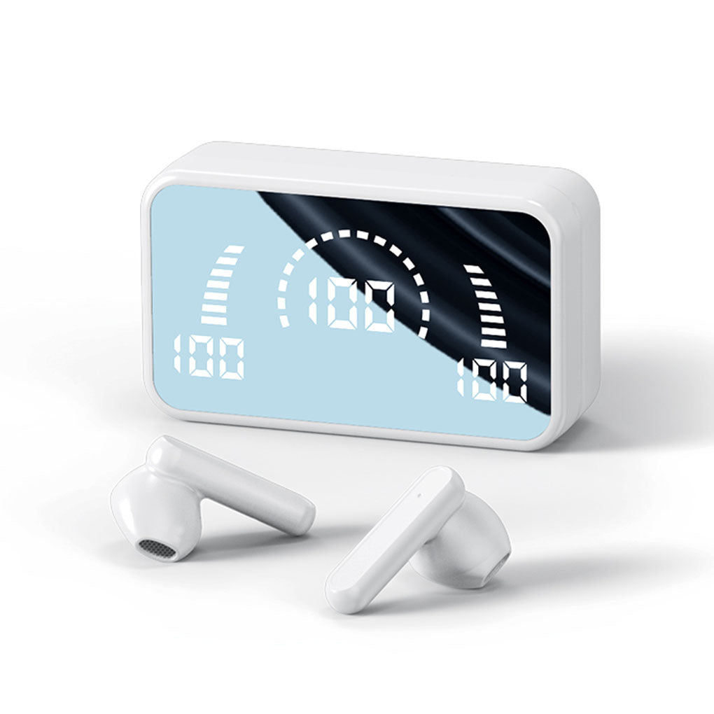 Wireless Bluetooth Earphone With Mic LED Stereo