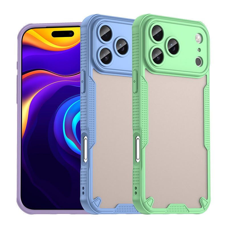 Frosted Soft Edges And Four Corners To Prevent Falling Protection Mobile Phone Case