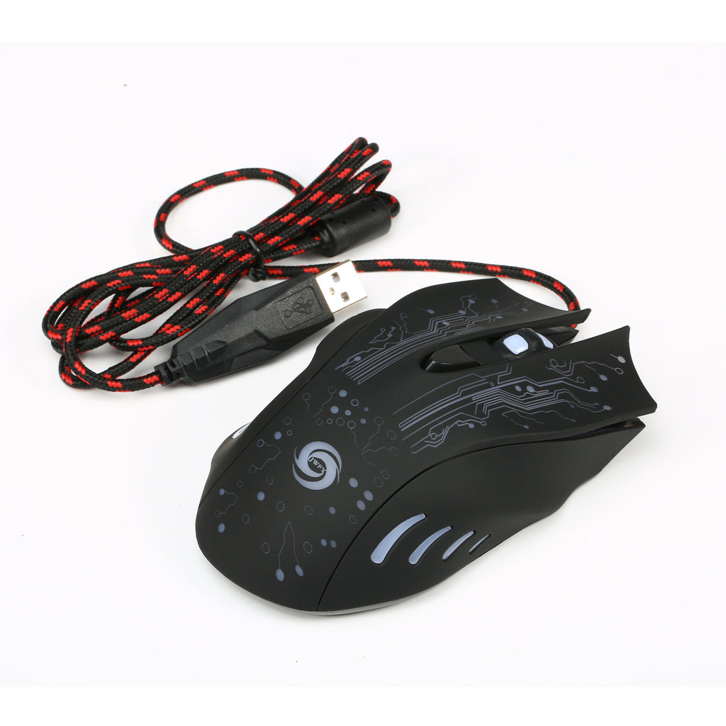 Wired Gaming Mouse Adjustable 7 Buttons LED Backlit