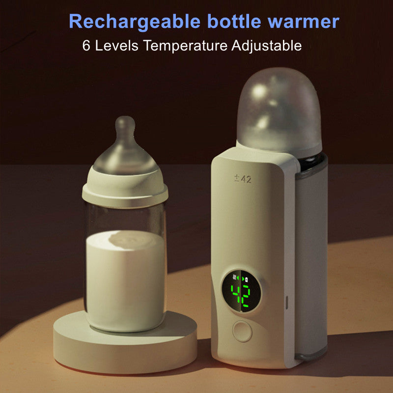 Rechargeable Baby Bottle Warmer Heating Bag Portable Universal