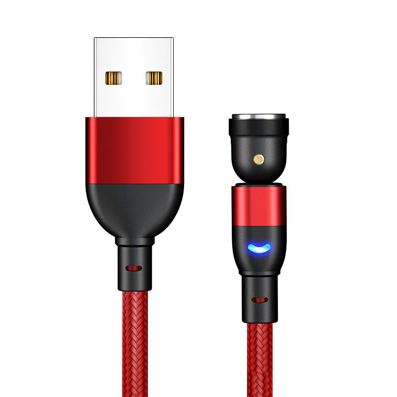 Data Cable 540 Degree Magnetic Charging Cable Three-in-one